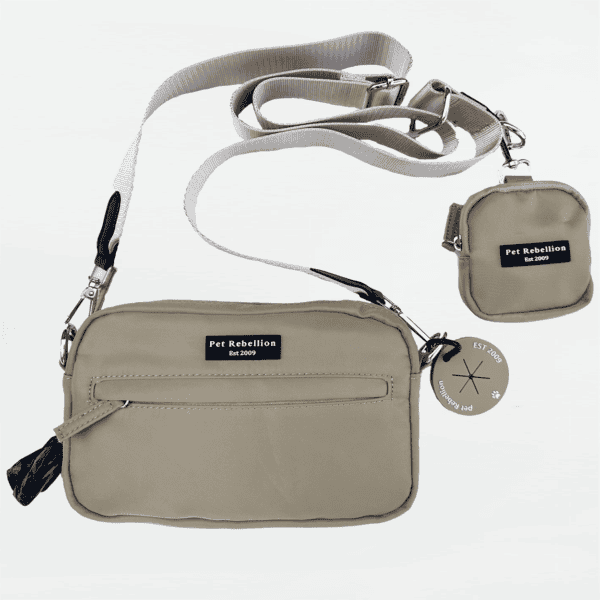 Dog Walking Bag Four Piece Bundle - Latte