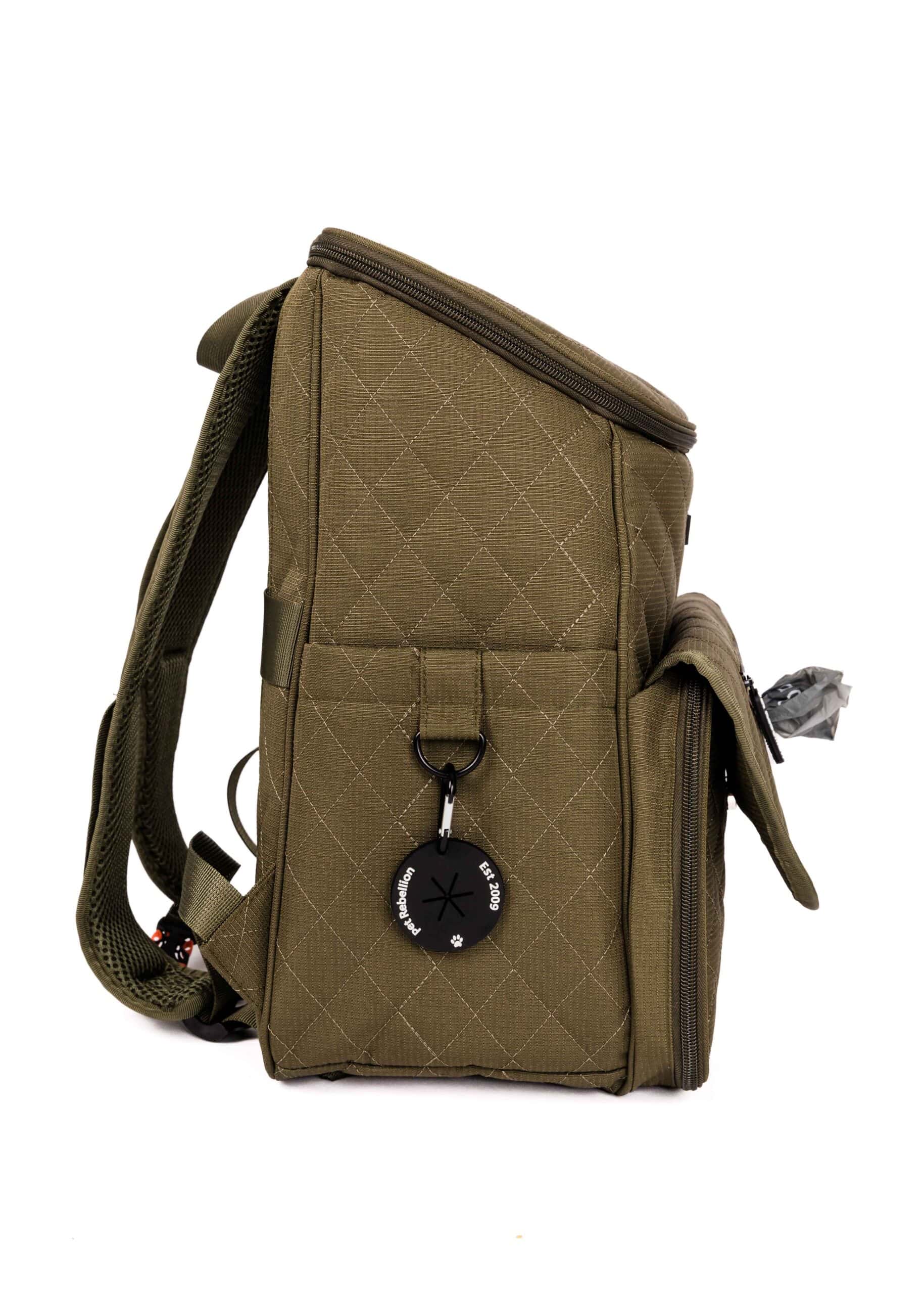 Pet Travel Bag / Backpack Set- Khaki - Image 3