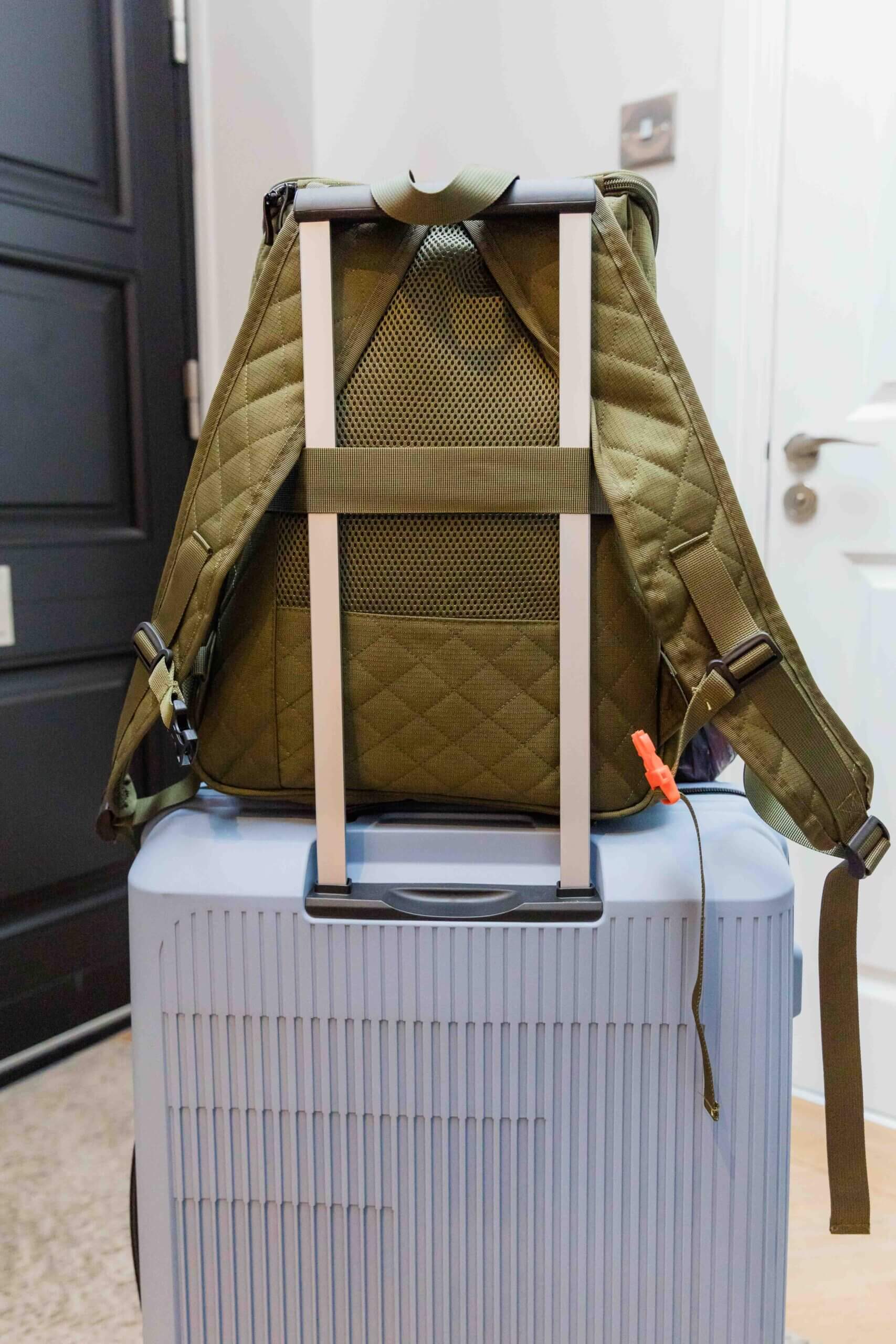 Pet Travel Bag / Backpack Set- Khaki - Image 9